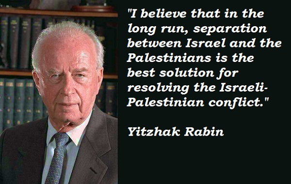 Yitzhak Rabin's quote