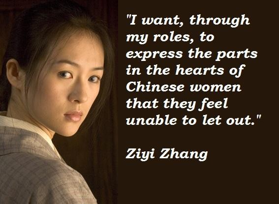 Ziyi Zhang's quote #4