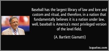 A. Bartlett Giamatti's quote