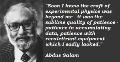 Abdus Salam's quote