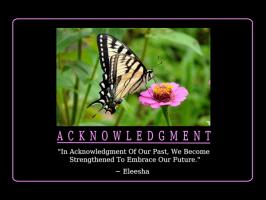 Acknowledgment quote #2