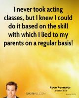 Acting Class quote #2