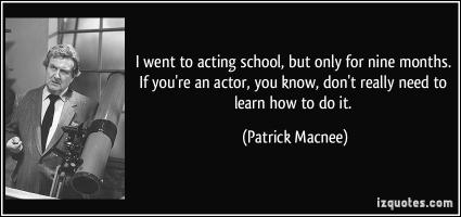 Acting School quote #2