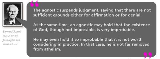 Agnosticism quote #2