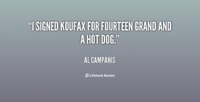 Al Campanis's quote #1