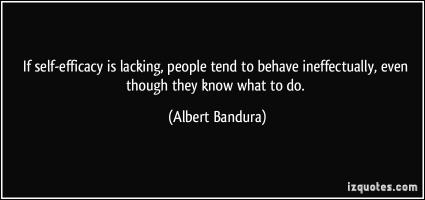 Albert Bandura's quote