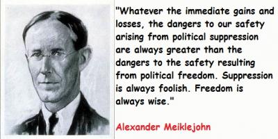 Alexander Meiklejohn's quote #1
