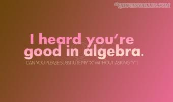 Algebra quote #1