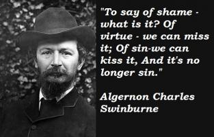 Algernon Charles Swinburne's quote