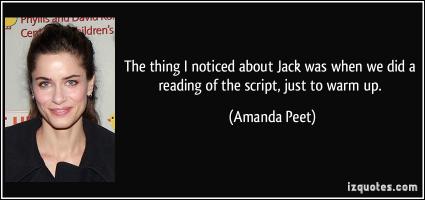 Amanda Peet's quote