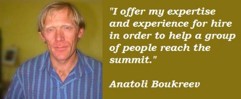 Anatoli Boukreev's quote