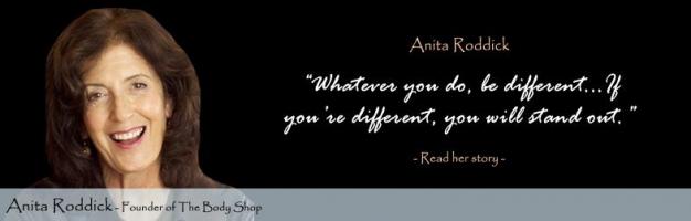 Anita Roddick's quote