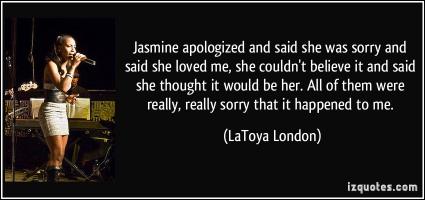 Apologized quote #2