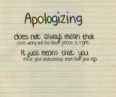 Apologizing quote #2