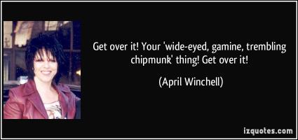 April Winchell's quote