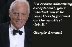 Armani quote #1