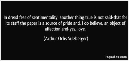 Arthur Ochs Sulzberger's quote #2