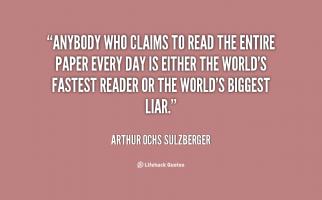 Arthur Ochs Sulzberger's quote #2