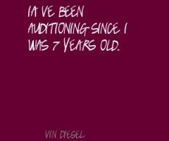 Auditioning quote #2