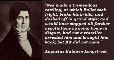 Augustus Baldwin Longstreet's quote #5
