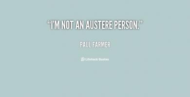 Austere quote #1