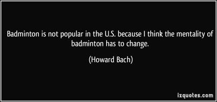 Badminton quote #1