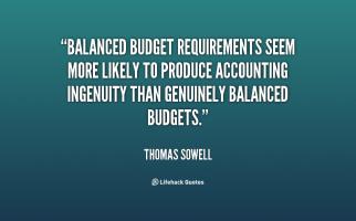 Balanced Budget quote #2