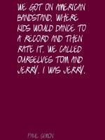 Bandstand quote #1