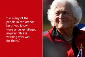 Barbara Bush's quote