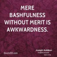 Bashfulness quote #2