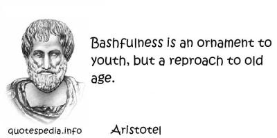 Bashfulness quote #2