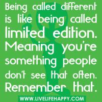 Being Different quote #2