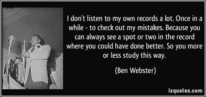 Ben Webster's quote #1