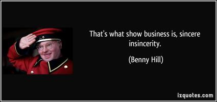 Benny Hill's quote