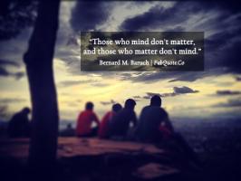 Bernard Baruch's quote