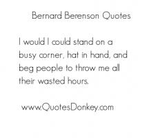 Bernard Berenson's quote