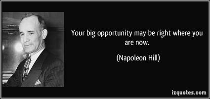 Big Opportunity quote #2