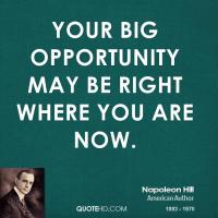 Big Opportunity quote #2