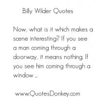 Billy Wilder quote #2