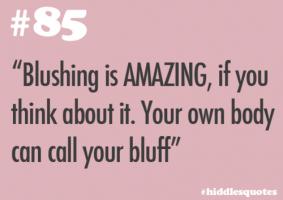 Blushes quote #2