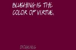 Blushing quote #1