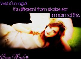 Bonnie Wright's quote