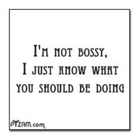 Bossy quote #1