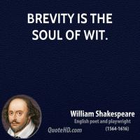 Brevity quote #1