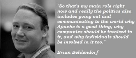 Brian Behlendorf's quote