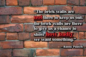 Brick Wall quote #2