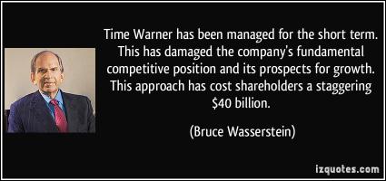 Bruce Wasserstein's quote #1