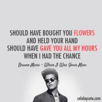Bruno Mars's quote