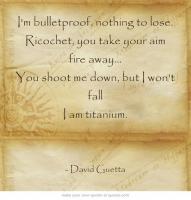 Bulletproof quote #2