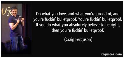 Bulletproof quote #2